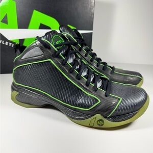 RARE APL Concept 1 Basketball Sneakers Shoes Launch Tech Black Green Men's 10